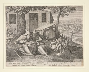 De heliga Romuald och Marinus (från Oraculum Anachoreticum, 20)