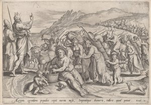 Uttåget från Egypten, c.1585.