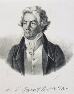 Porträtt av Ludwig van Beethoven (Bonn av Johann Stephan Decker