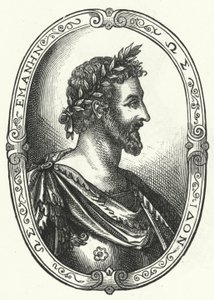 Pierre Ronsard, fransk poet (gravyr) av Johann Theodor de Bry