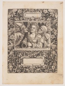 Plansch från Emblemata Nobilitati et Vulgo Scitu Digna av Johann Theodor de Bry