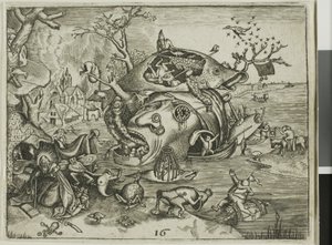 The Temptation of Saint Anthony, skylt 16 från Emblemata Secularia