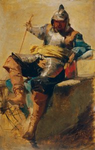 Man i rustning 1600-talet