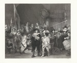 Kapten Frans Banninck Cocqs och löjtnant Willem van Ruytenburchs korporalskap, känd som "Nattvakten"