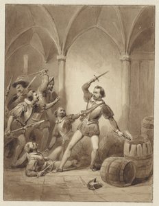 Herman de Ruyters död i Loevesteyn, 1570