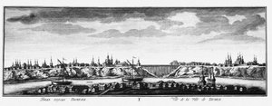 Utsikt över Tyumen, ca 1735