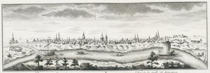 Utsikt över Jenisejsk, ca 1735