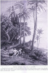 Abraham går in i Palestinas land 2250 f.Kr