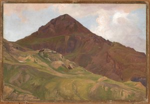 Kalt högfjällslandskap av Johann Wilhelm Schirmer
