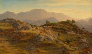 Landskap vid Civitella av Johann Wilhelm Schirmer