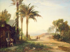 Mannens avresa till Jeriko (morgon) c.1856