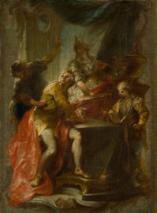 Mordet på Sankt Edward, kung och martyr, ca 1750