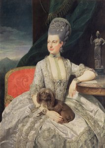 Ärkehertiginnan Maria Christine Habsburg-Lothringen (1742-98), dotter till kejsarinnan Maria Theresia av Österrike (1717-80) och kejsaren Frans I av Österrike (1742-98)
