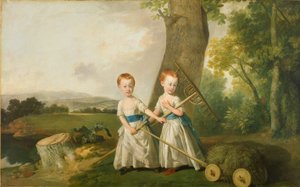 De trubbiga barnen, ca 1766-80 av Johan Joseph Zoffany