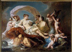 Venus triumf Målning av Johann Zoffany (1733-1810)