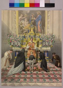 Första nattvarden kejsare Franz Joseph I av Johann the Yngr. Dallinger von Dalling