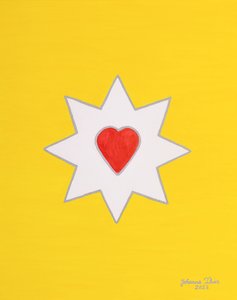 The joyful heart love star - bild utan citat av Johanna Thier