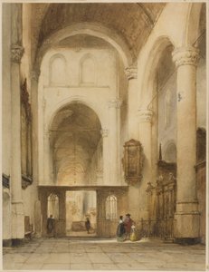 Kyrkan interiört av Johannes Bosboom