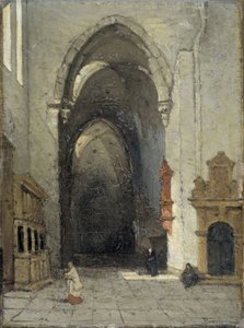 Interiör av Dom i Trier
