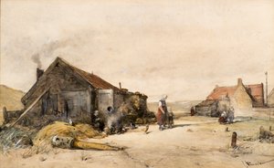 Gamla hus av Johannes Bosboom