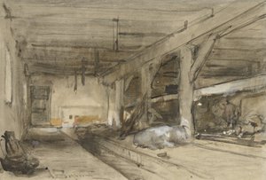 Stainterieur av Johannes Bosboom