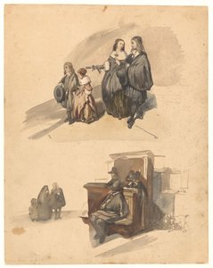Studier av figurer av Johannes Bosboom