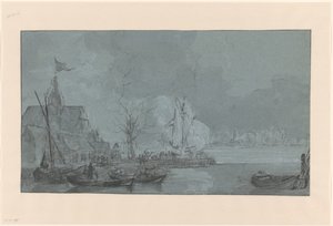 Sista skottet från Dordrecht till fransmännen i Papendrecht, 1813