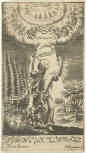Kvinnan tas upp till himlen av Johannes Drappentier (voor 1669 na 1713)