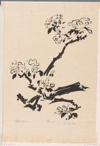 Appelbloesem (originaltitel på objekt) av Johannes Frederik Engelbert ten Klooster (signed by artist)