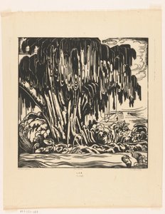 Waringin (originaltitel på objekt) av Johannes Frederik Engelbert ten Klooster (signed by artist)