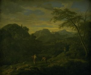 Södra bergslandskap av Johannes Glauber