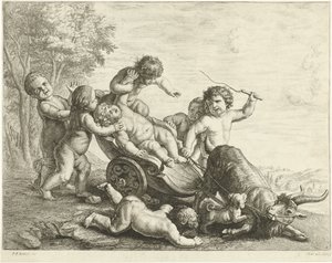 Putti med getvagn