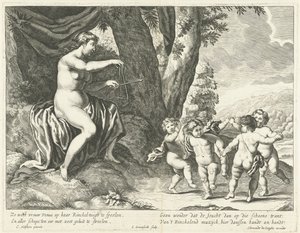 Venus en dansande putti
