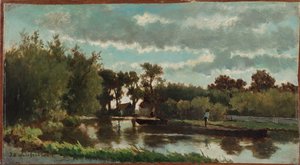 Nära Noorden, ca 1800-talet (olja på duk)