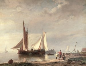 Harbour Scene (olja)