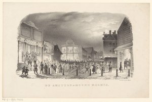 Mässa på Botermarkt i Amsterdam Amsterdammässan (titel på objekt)