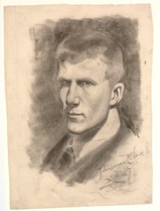 Självporträtt av Johannes Holbek