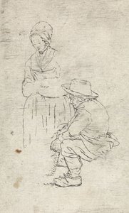 Bonde och bondhustru av Johannes Janson (possibly)