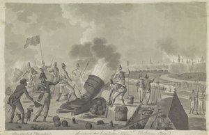 Britternas bombardering av Vlissingen, 1809 av Johannes Jelgerhuis (possibly)