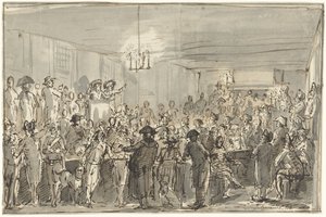 Ett revolutionärt möte i Delft 1795 av Johannes Jelgerhuis