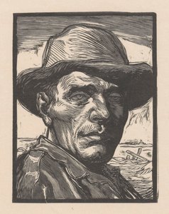 Porträtt av en okänd man av Johannes Josephus Aarts (signed by artist)