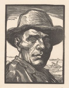 Porträtt av en okänd man av Johannes Josephus Aarts (signed by artist)