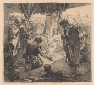 Tillbedjan av herdarna av Johannes Josephus Aarts