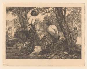Badande kvinnor av Johannes Josephus Aarts