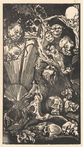 Träd med fantastiska huvuden av Johannes Josephus Aarts