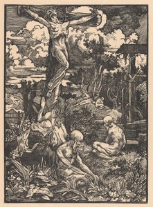 Korsfäst man i kuperat landskap av Johannes Josephus Aarts