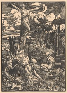 Korsfäst man i kuperat landskap av Johannes Josephus Aarts