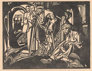 Sårad i en kyrka av Johannes Josephus Aarts