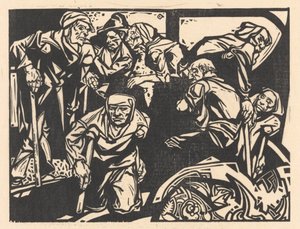 Män med kryckor av Johannes Josephus Aarts