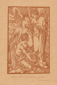 Ontmoeting van Apollion träffade Beelzebub en Belial Apollons möte med Belzebub och Belial (titel på objekt)